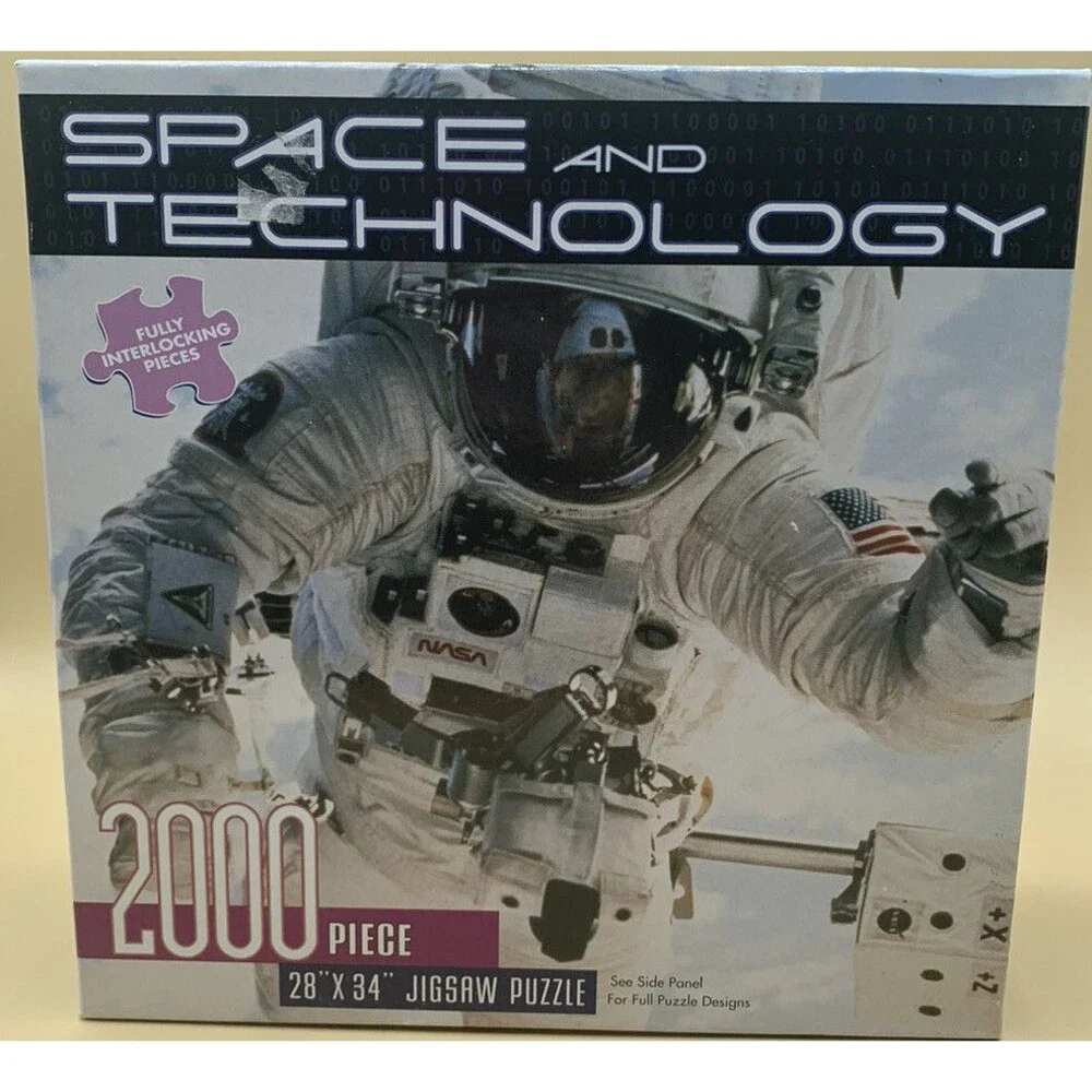 2000 Piece Jigsaw Puzzle Space And Technology By Dalmatian Press 28” X 34”